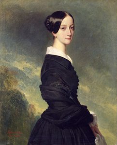 Portret Franciski Caroline de Braganca (1824-98) 1844